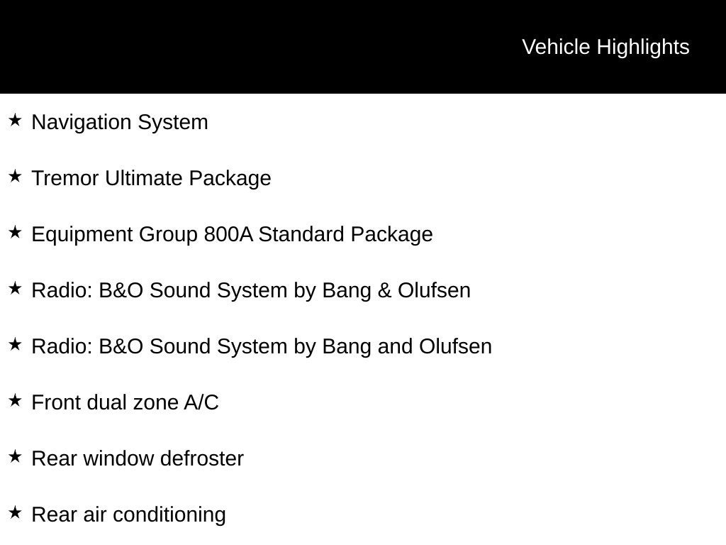 2026 Ford Explorer Tremor