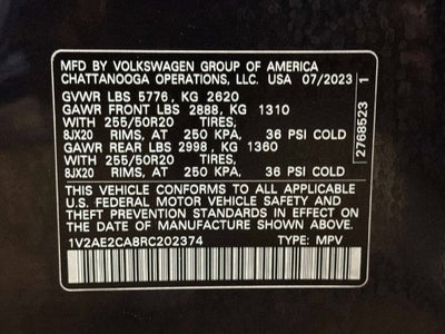 2024 Volkswagen Atlas Cross Sport 2.0T SEL R-Line
