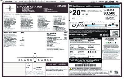 2025 Lincoln Aviator Black Label Premium