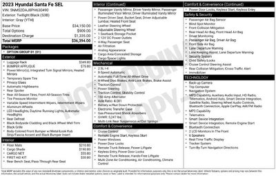 2023 Hyundai Santa Fe SEL AWD