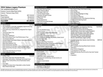 2024 Subaru Legacy Premium