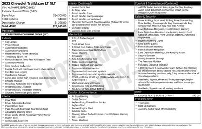 2023 Chevrolet TrailBlazer LT