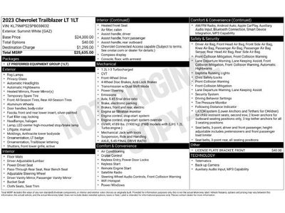 2023 Chevrolet TrailBlazer LT