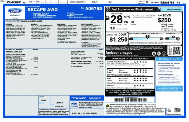 2022 Ford Escape SE