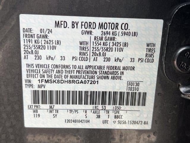 2024 Ford Explorer XLT 4WD