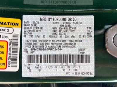 2023 Ford Bronco Sport Big Bend 4x4