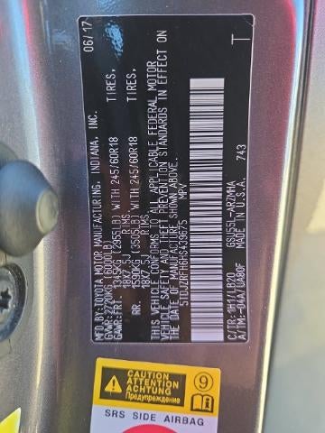 2017 Toyota Highlander XLE V6 AWD (Natl)