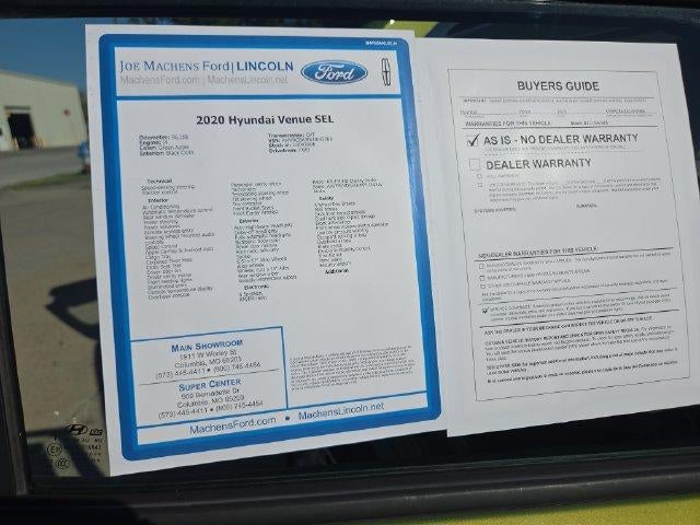 2020 Hyundai VENUE SEL IVT