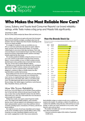 Who Makes the Most Reliable Cars | Subaru of Columbia in Columbia MO